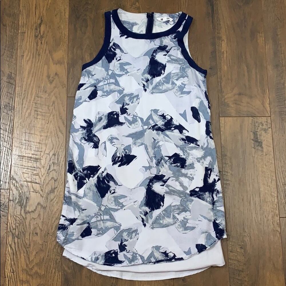 BB Dakota layered tunic abstract patterned dress